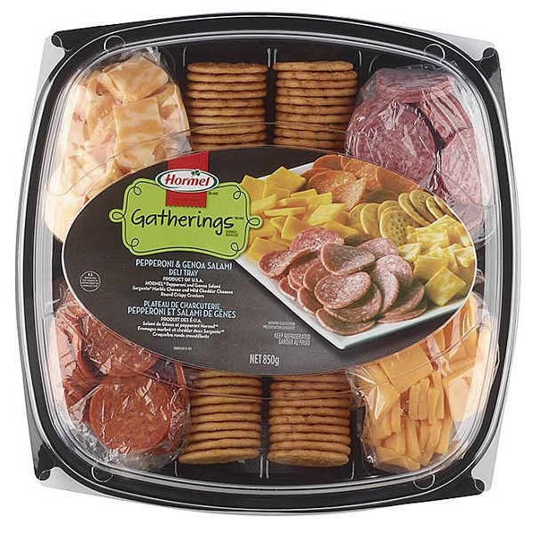 Hormel Party Tray Crackers Pepperoni & Cheese Kit Fruitfull Offices