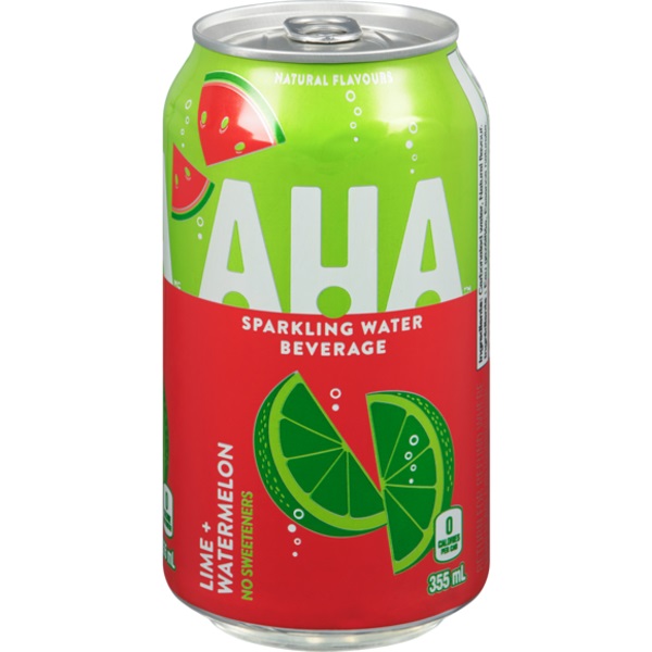 Aha Lime & Watermelon Sparkling x 12 Fruitfull Offices
