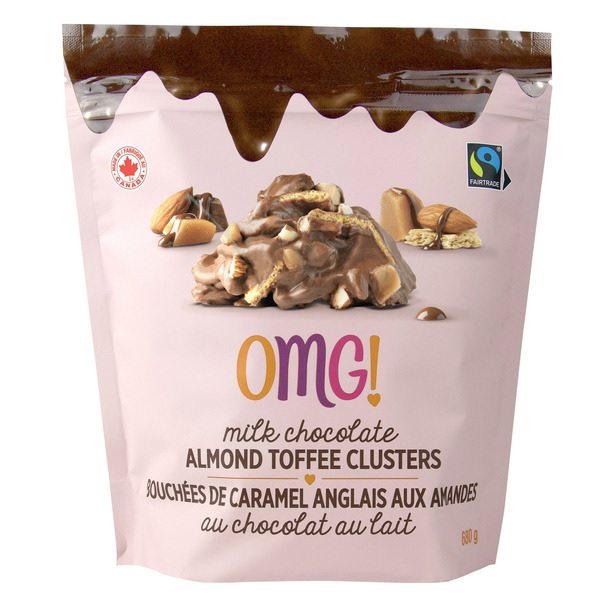 OMG! Milk Chocolate Almond Toffee Clusters Fruitfull Offices